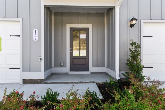 a view of a entryway door of the house