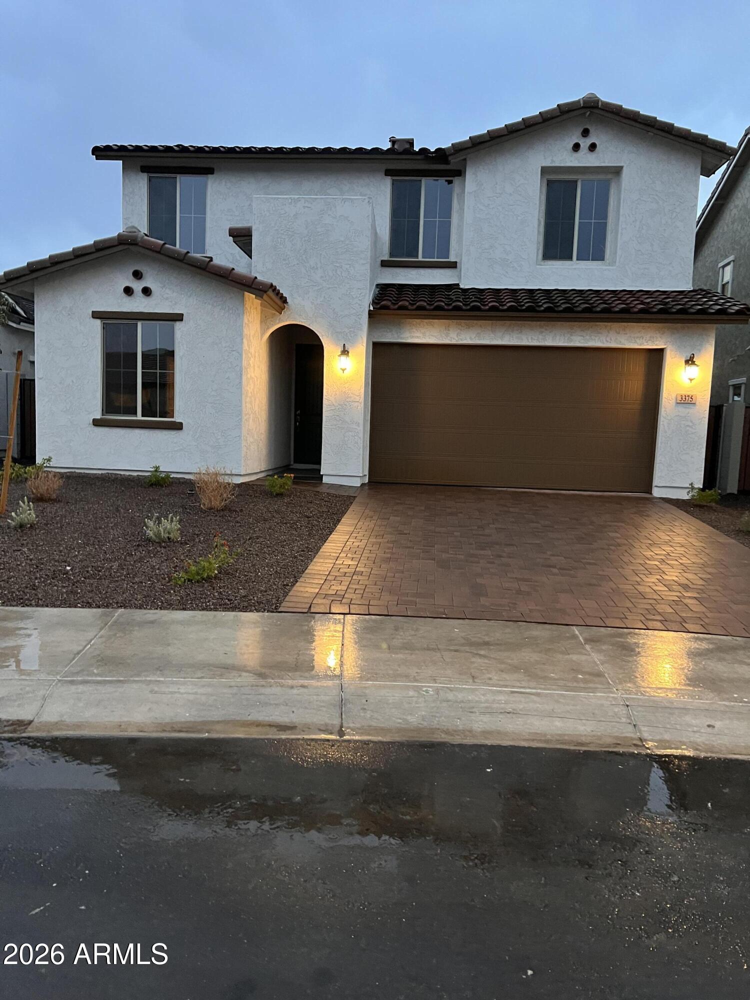 a front view of house with yard