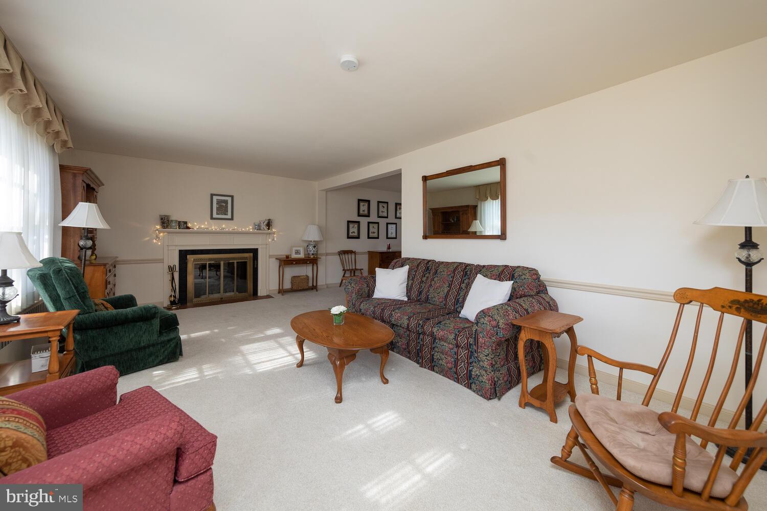2129 Benezet Road Abington, PA 19001 - Photo 3 of 36 Living Room with gas fireplace