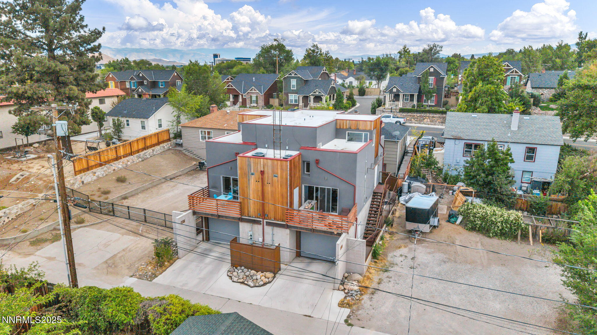 343-347 Mt Rose Street Reno, NV 89509 - Photo 7 of 46 an aerial view of a house with a garden