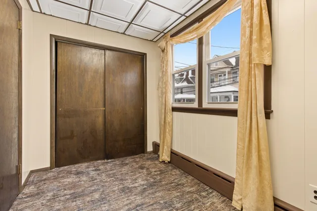 a view of a bathroom with a shower