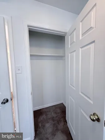 a view of closet area