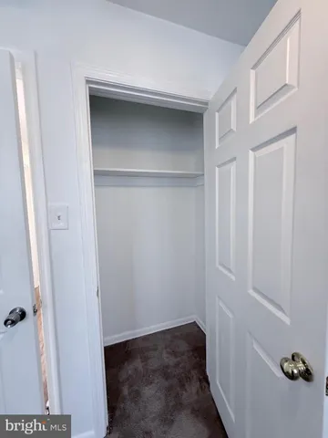 a view of closet area