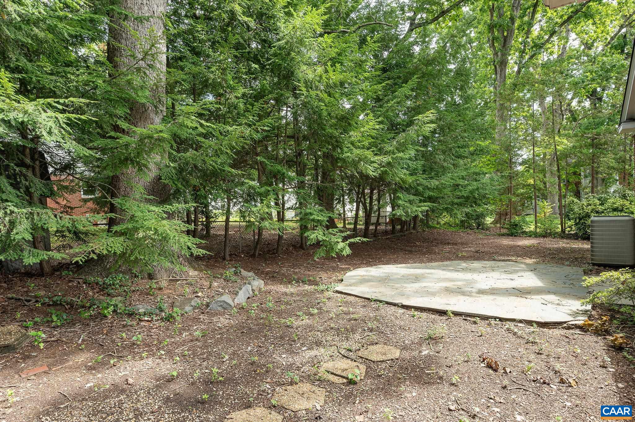 2025 Thomson Road Charlottesville, VA 22903 - Photo 34 of 37 a view of a yard with plants and trees