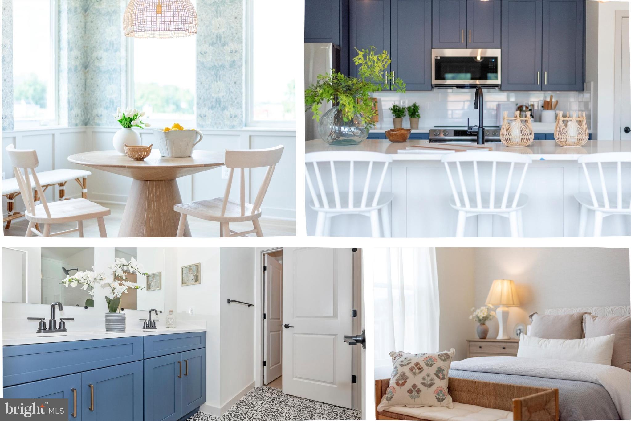 a kitchen with stainless steel appliances a stove a sink a refrigerator cabinets and a window