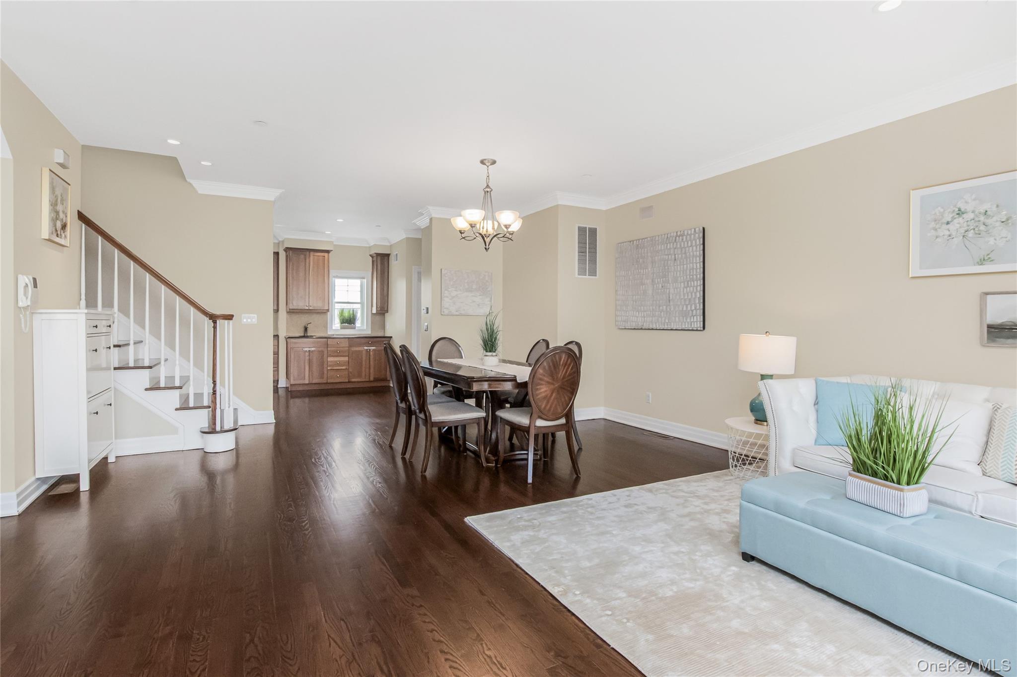 80 Old Boston Post Road, Unit 2 New Rochelle, NY 10801 - Photo 7 of 29 a view of a dining room with furniture and wooden floor