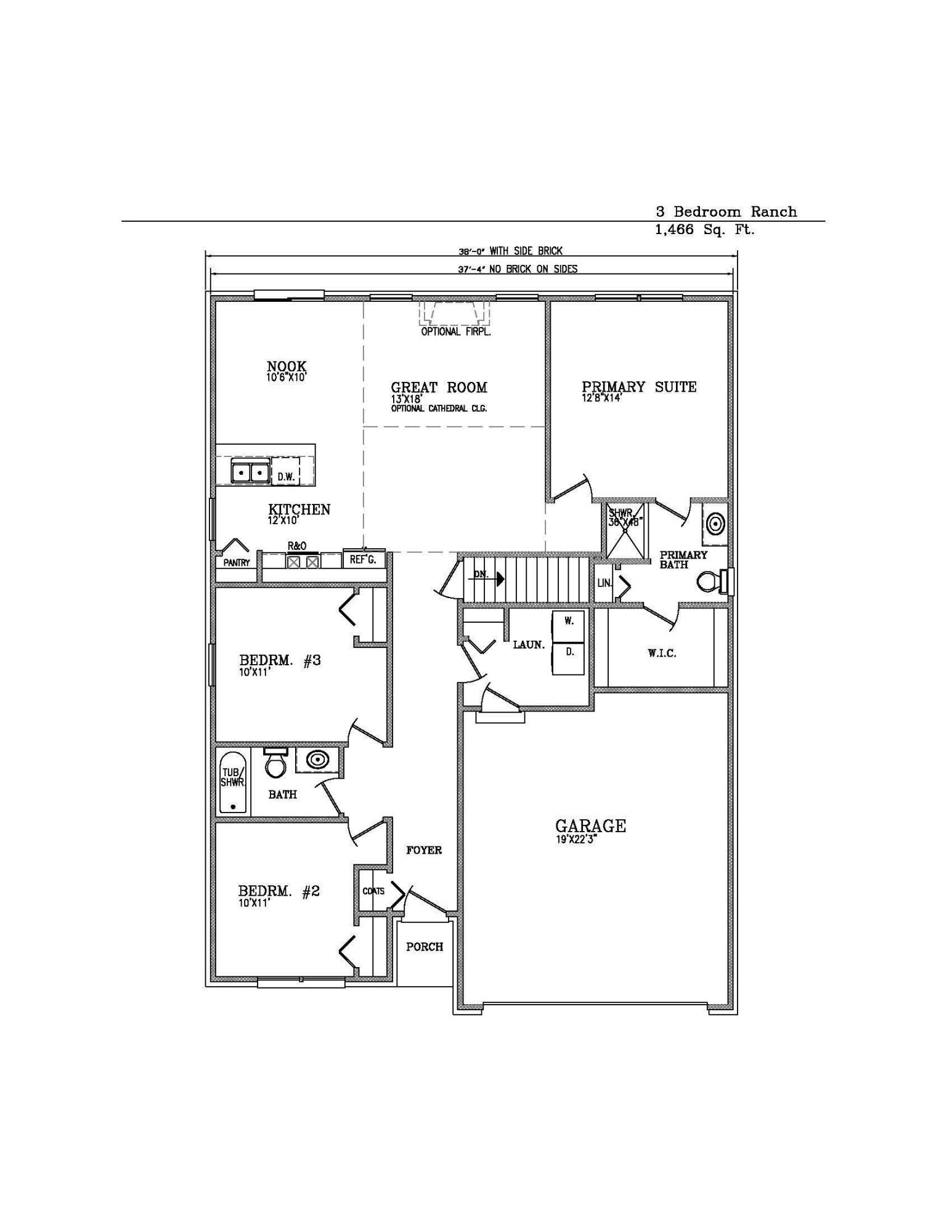 775 Reagan Lane Milan, MI 48160 - Photo 2 of 28 1466Ranch-flrplMKT