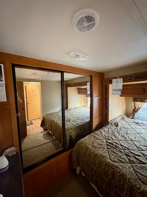 20-12 Woodhaven Sublette, IL 61367 - Photo 13 of 16 a bedroom with double bed and a window