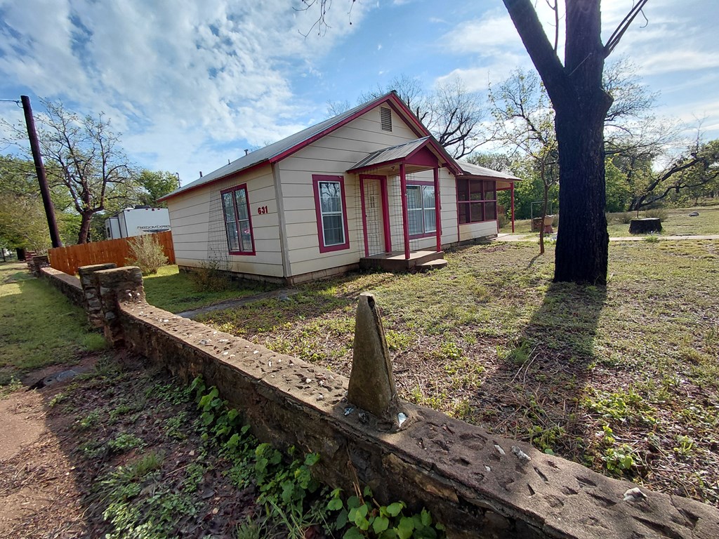 631 Millard Street Mason, TX 76856 - Photo 20 of 20 a view of a house with backyard