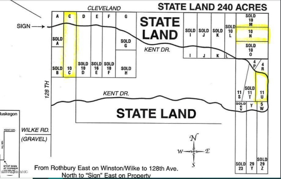 0 Kent Road, Unit LOT U Rothbury, MI 49452 - Photo 6 of 8 kent maps