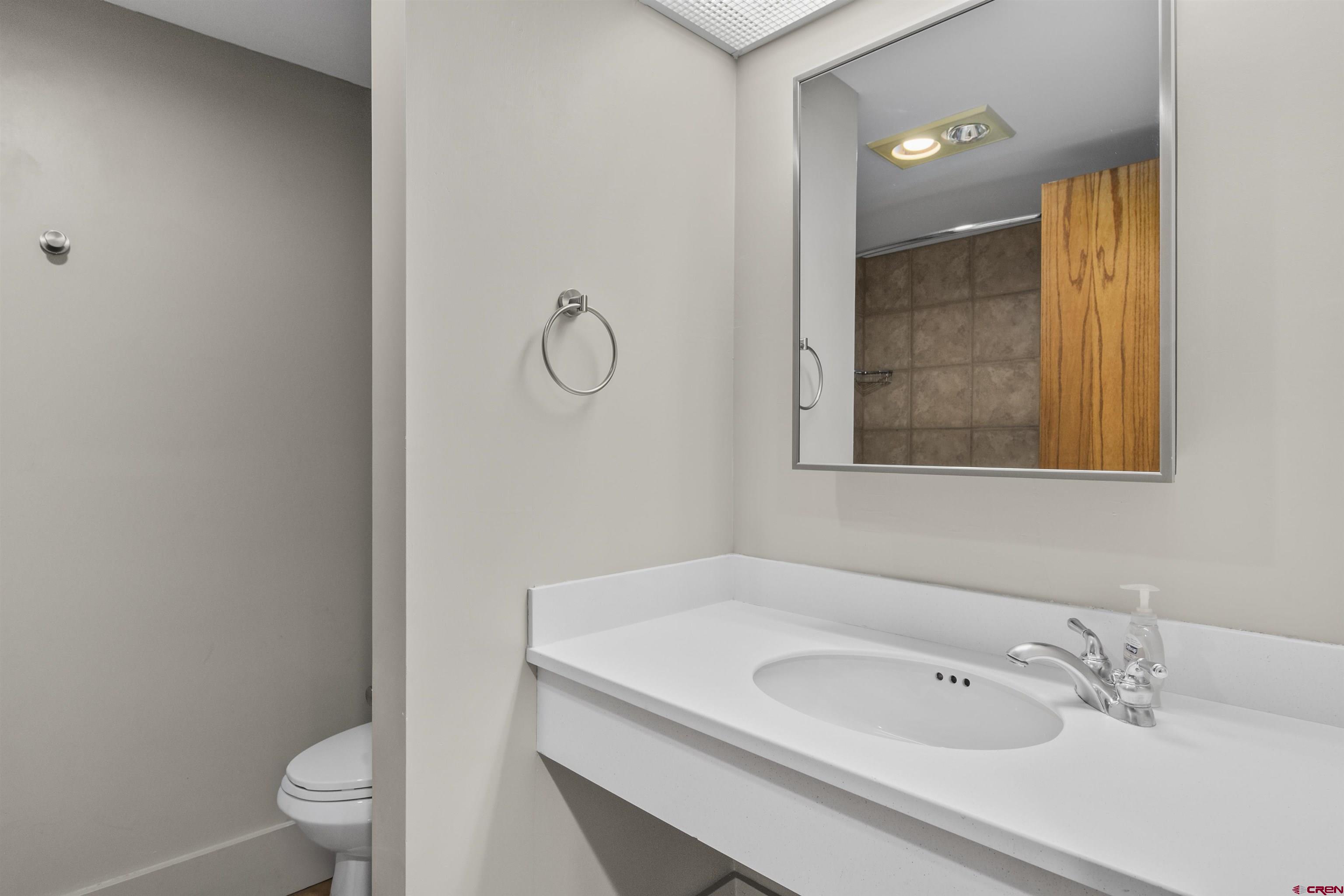 6 Emmons Road, Unit 351 Crested Butte, CO 81225 - Photo 17 of 21 a bathroom with a sink and a mirror