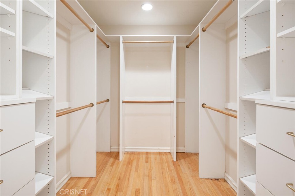 3734 Wrightwood Drive Studio City, CA 91604 - Photo 23 of 28 a view of walk in closet with empty racks