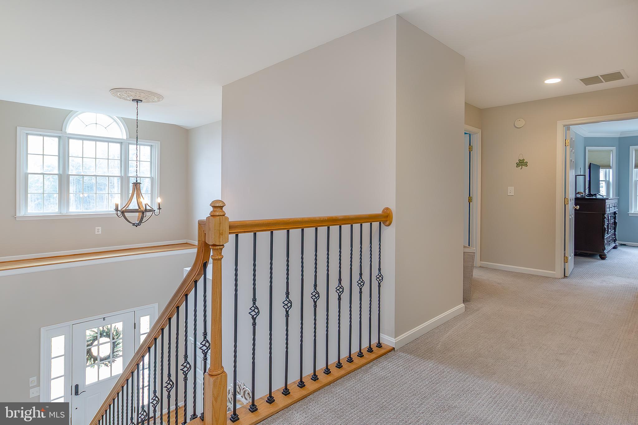 17424 Masemore Road Parkton, MD 21120 - Photo 36 of 71 Extra Wide Hallway with Plush Carpet