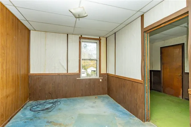 wooden floor and window in a room