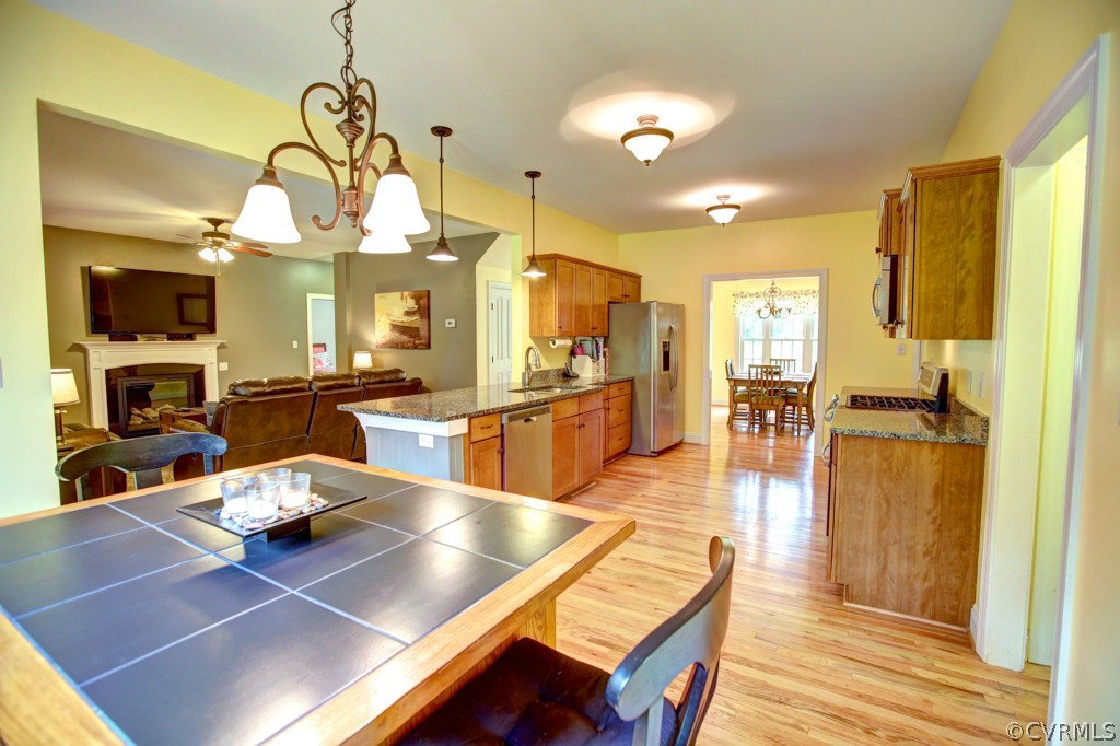 1840 Lower Mill Road Powhatan, VA 23139 - Photo 8 of 24 Eat in Kitchen area, Great Room & Dining