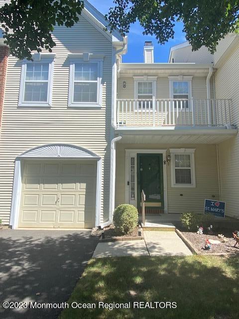 a view of a house with a patio