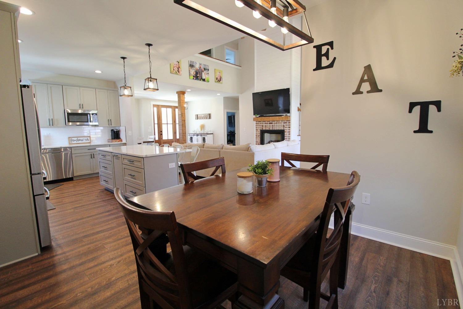 45 Langdon Road Evington, VA 24550 - Photo 32 of 74 a view of a dining room with furniture