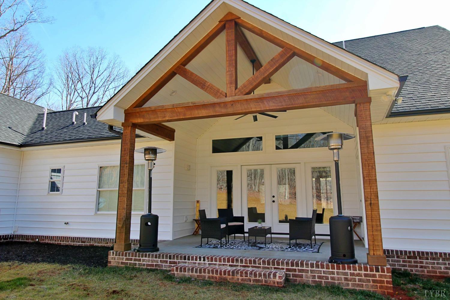45 Langdon Road Evington, VA 24550 - Photo 5 of 74 a front view of a house with a yard