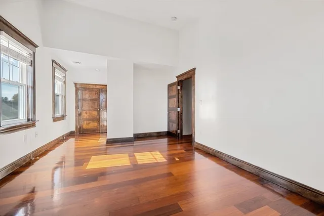 a view of an empty room with window