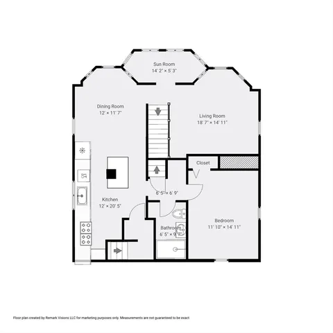 a picture of a bench in front of a house