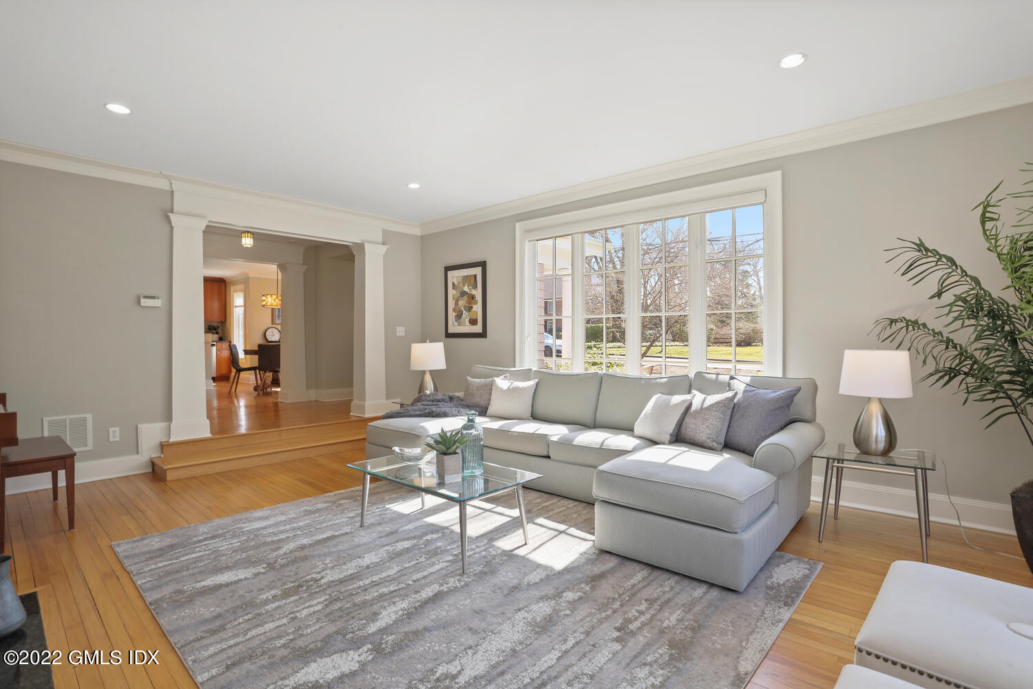7 Owenoke Way Riverside, CT 06878 - Photo 4 of 37 a living room with furniture and a large window