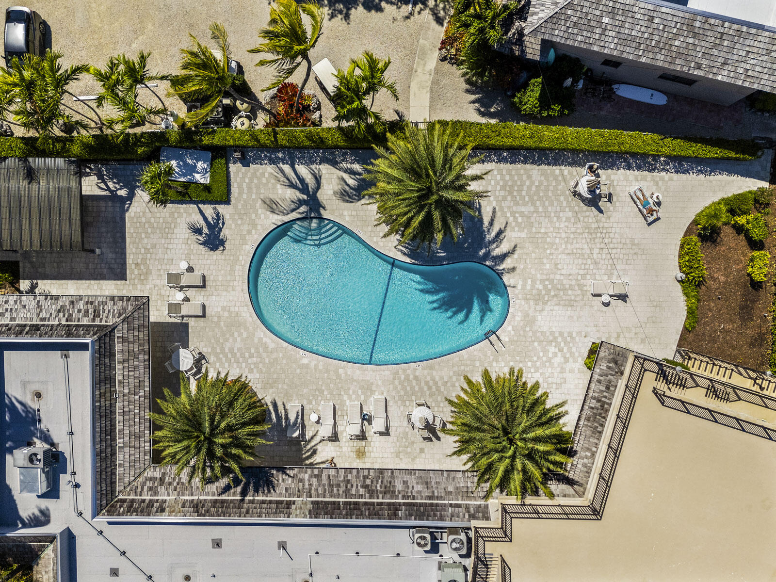 96000 Overseas Highway, Unit S3 AND 29' BOAT SLIP Key Largo, FL 33037 - Photo 33 of 38 an ocean view with a potted plant and a chair