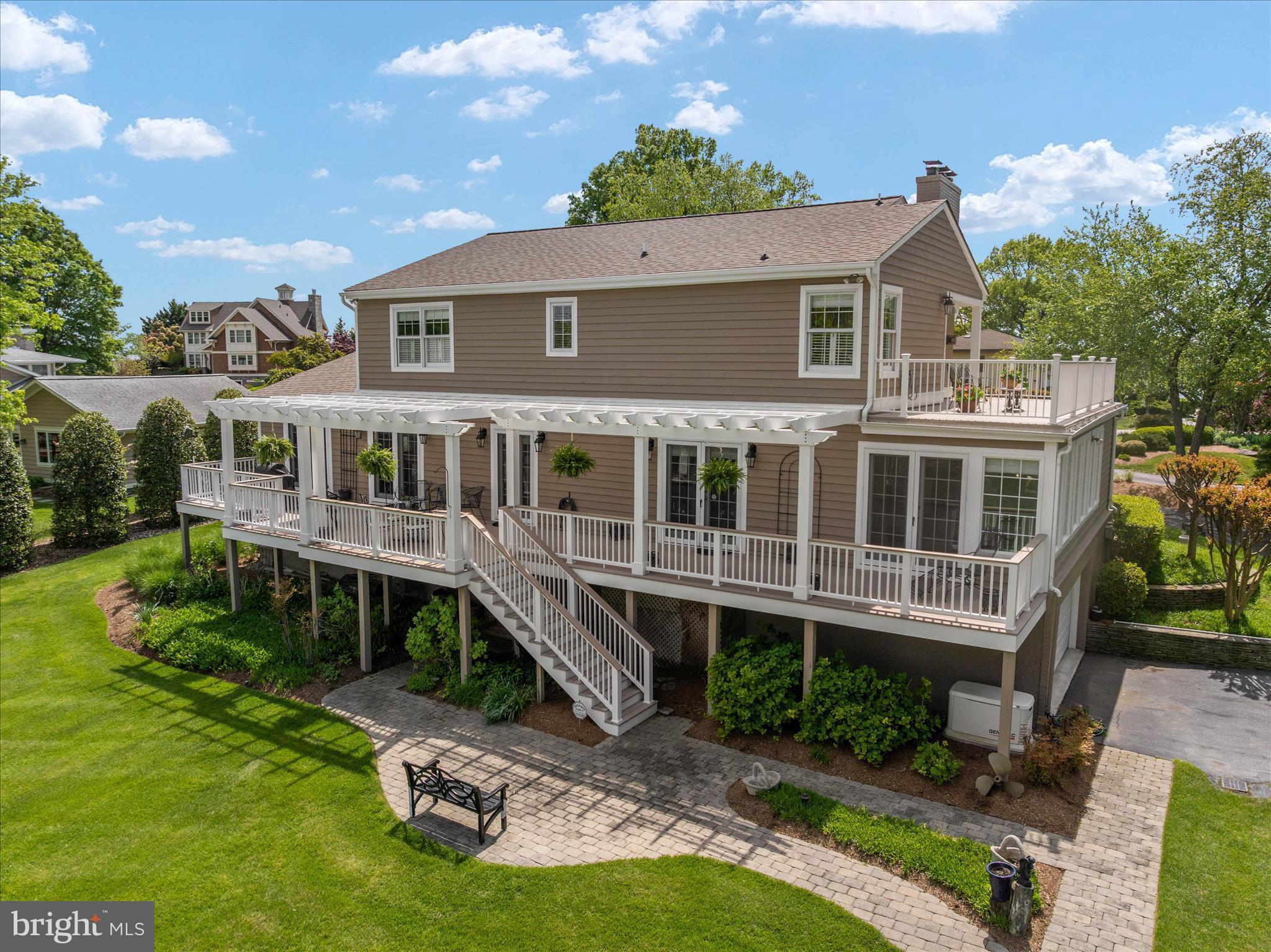 3718 Ramsgate Drive Annapolis, MD 21403 - Photo 47 of 101 waterside elevation