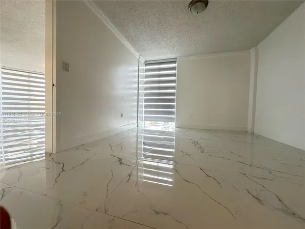 a room with a large window