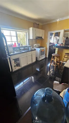 a living room with a couch and a table