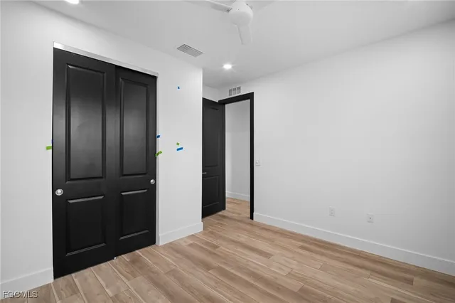 a view of an empty room