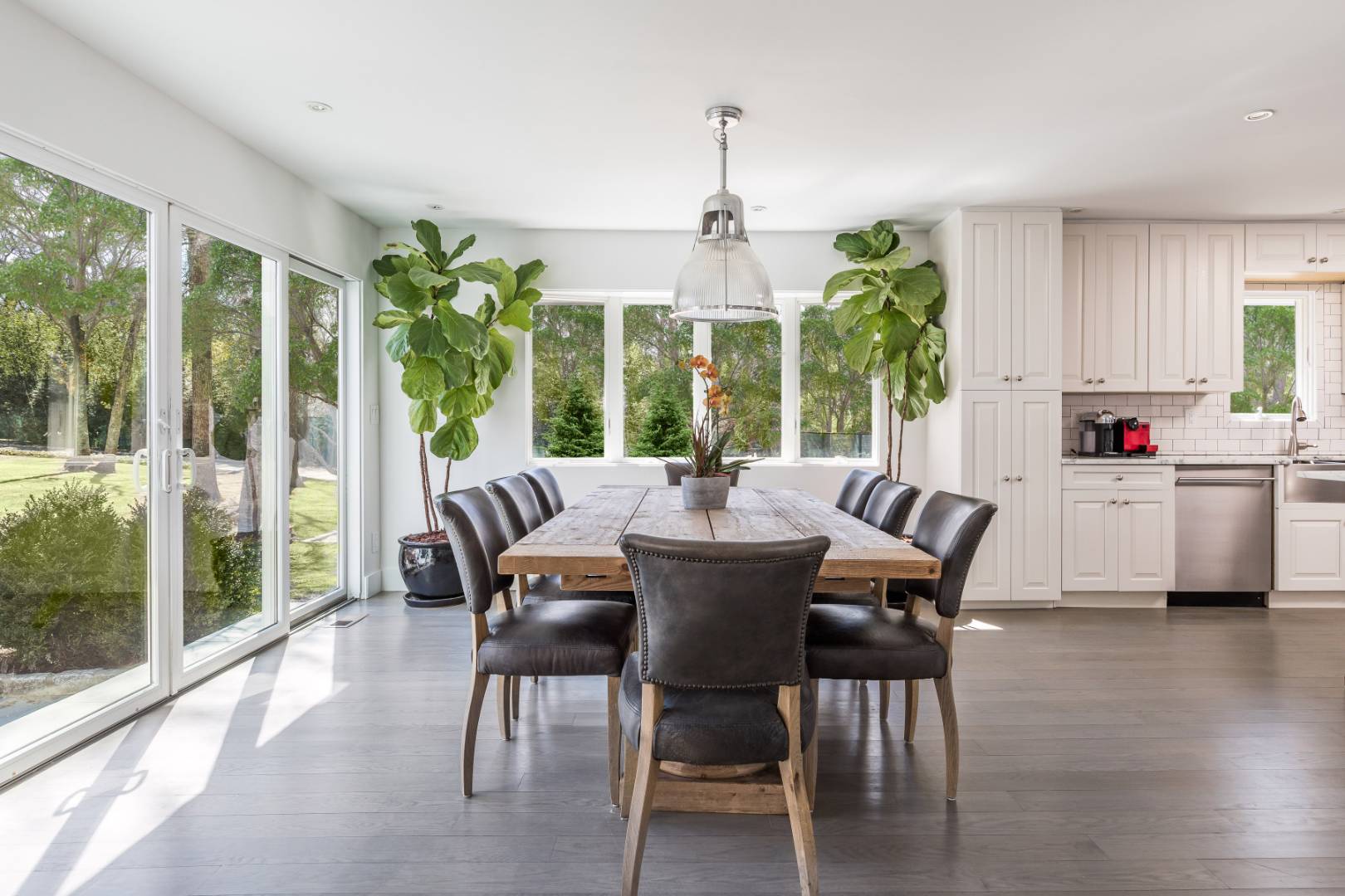 81 Neck Path East Hampton, NY 11937 - Photo 8 of 24 a view of a dining room with furniture window and wooden floor