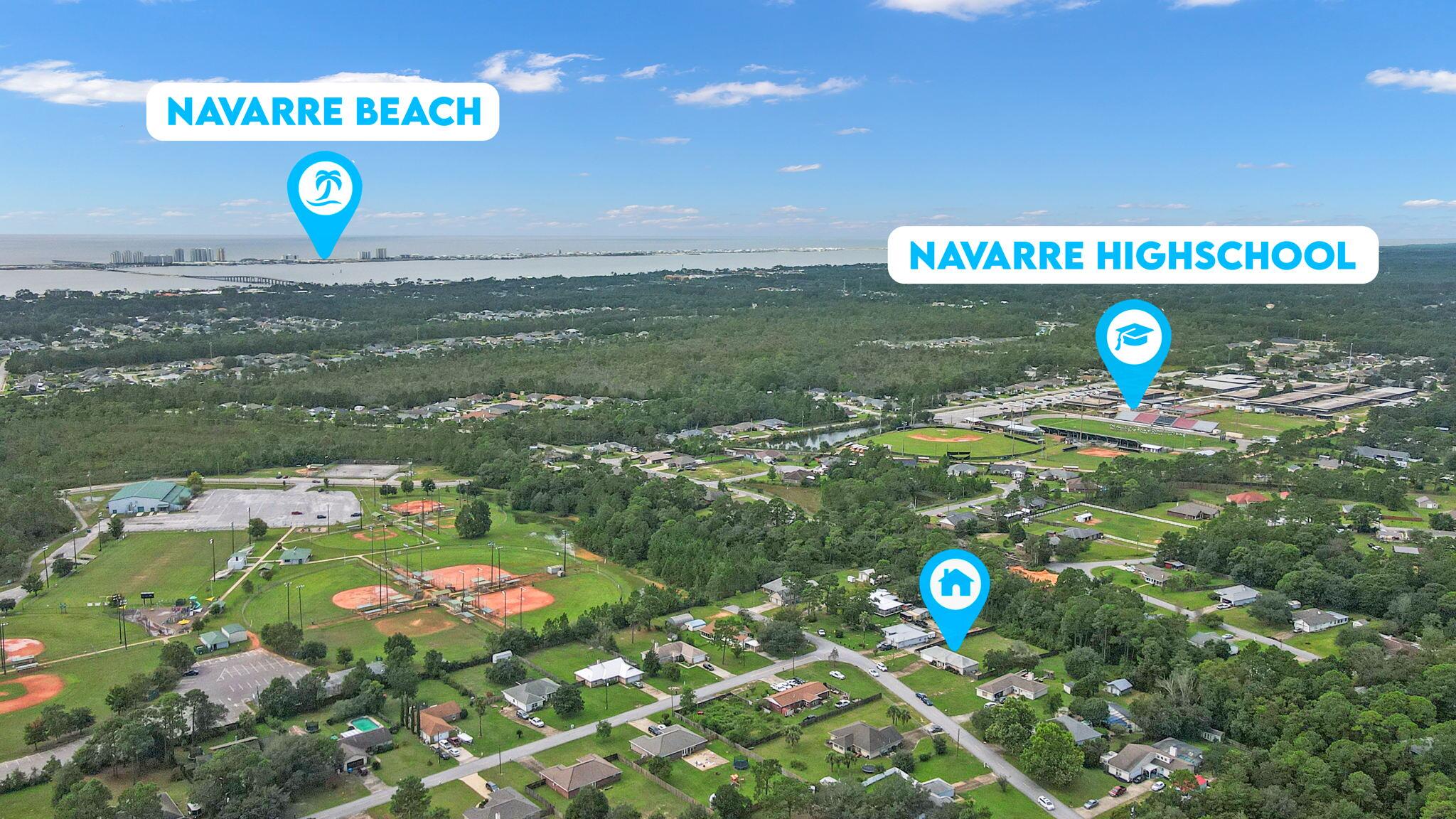 2519 Lincoln Road Navarre, FL 32566 - Photo 36 of 37 Aerial View