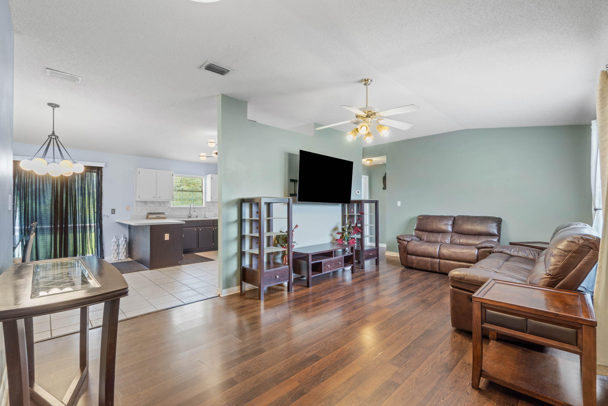 2519 Lincoln Road Navarre, FL 32566 - Photo 6 of 37 Living Room/Kitchen View