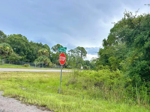 a view of street sign