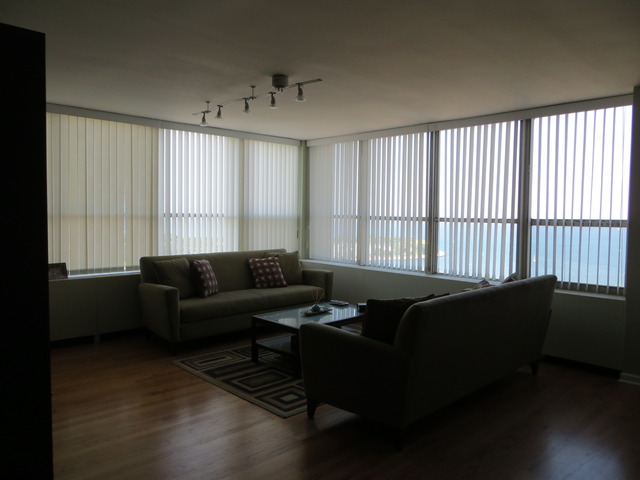 655 West Irving Park Road, Unit 2710 Chicago, IL 60613 - Photo 3 of 11 a living room with furniture and a window