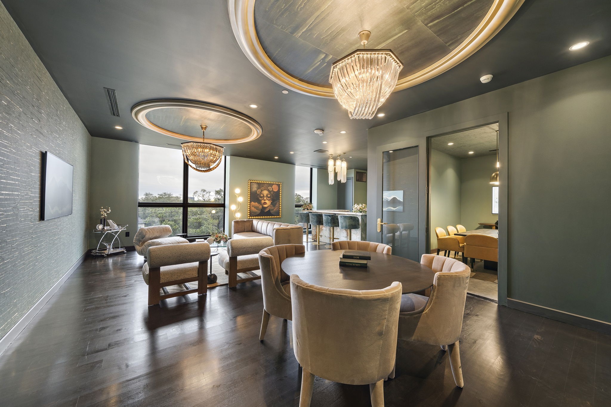 2323 San Felipe Street, Unit 803 Houston, TX 77019 - Photo 39 of 45 Clubhouse with full kitchen. Located on the 4th floor, this clubhouse is the ideal spot for hosting gatherings & celebrations.