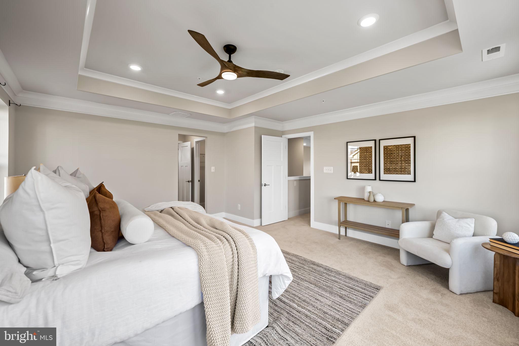 3704 Kahl Farm Road Perry Hall, MD 21128 - Photo 32 of 52 a spacious bedroom with a bed and furniture