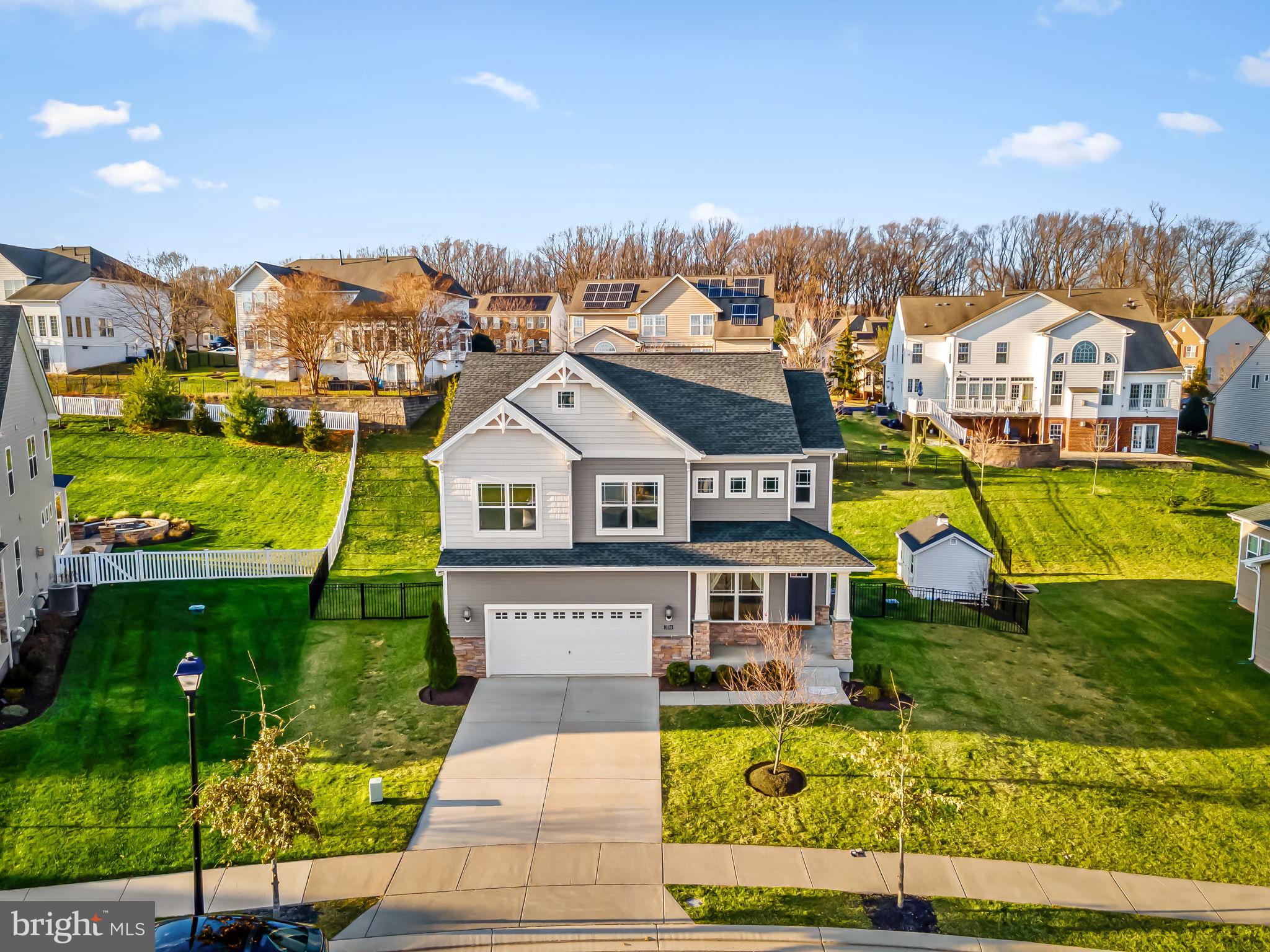 3704 Kahl Farm Road Perry Hall, MD 21128 - Photo 44 of 52 an aerial view of a house with a garden