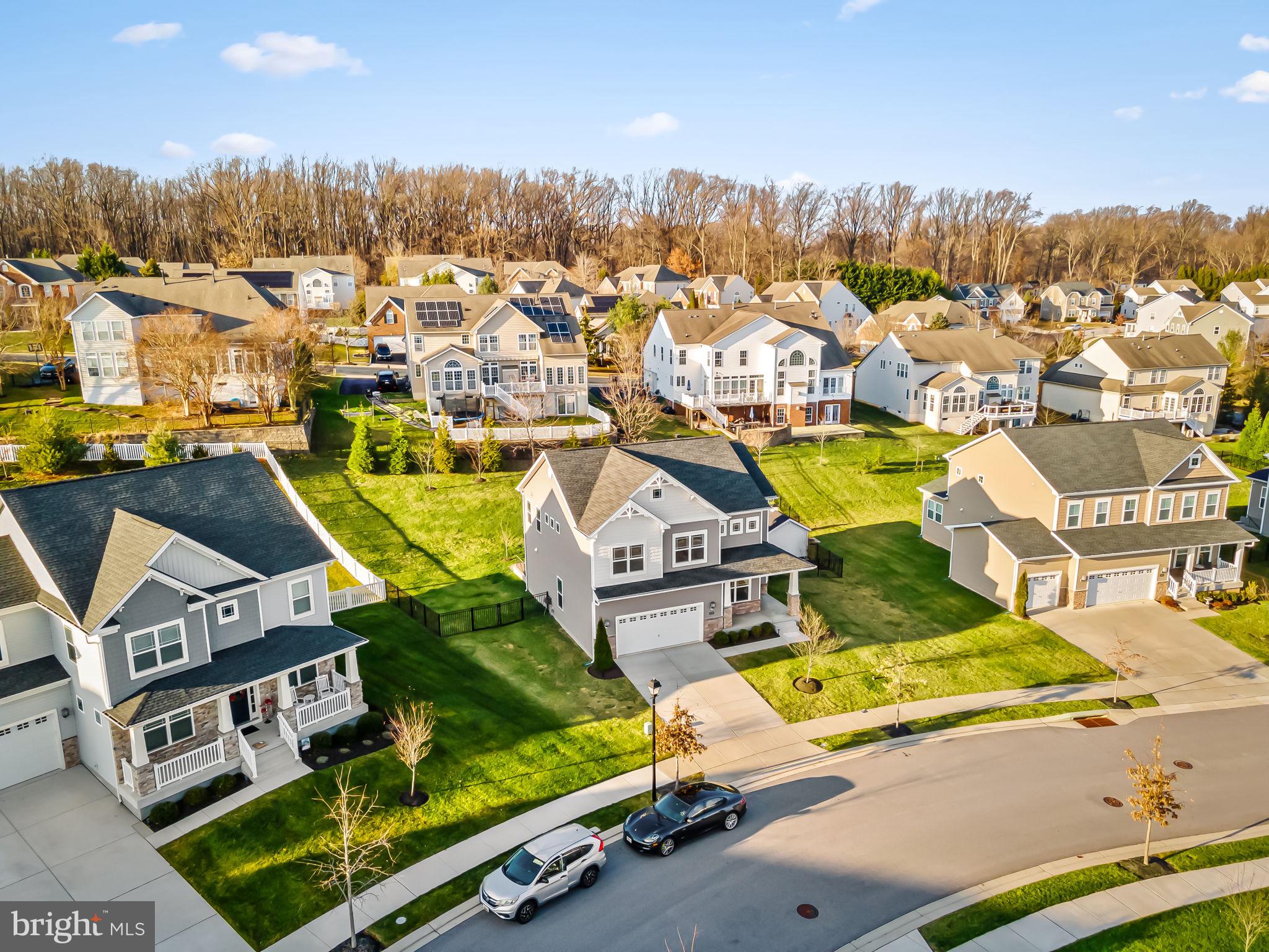 3704 Kahl Farm Road Perry Hall, MD 21128 - Photo 46 of 52 an aerial view of residential houses with outdoor space and parking