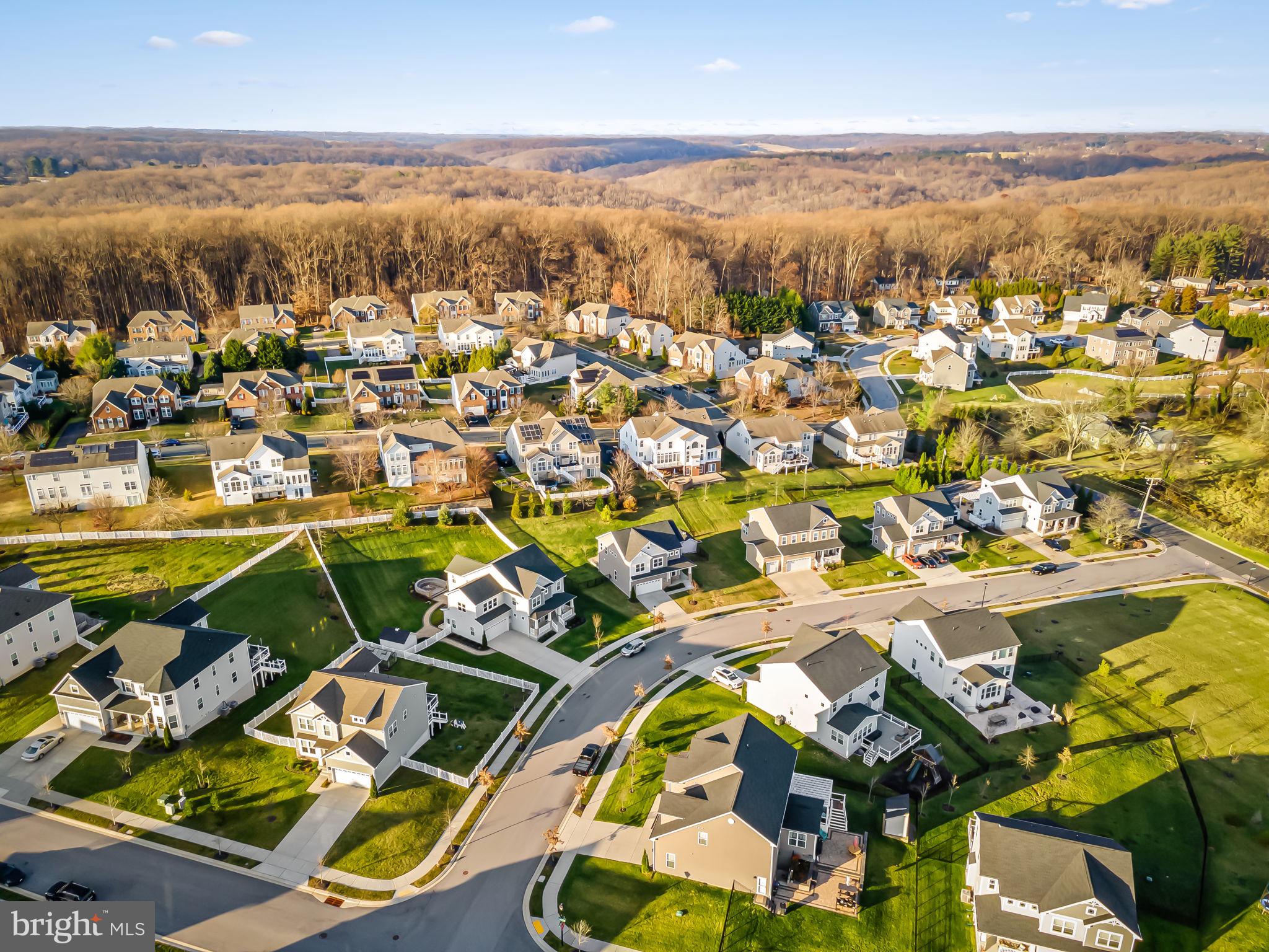 3704 Kahl Farm Road Perry Hall, MD 21128 - Photo 48 of 52 an aerial view of residential houses with outdoor space