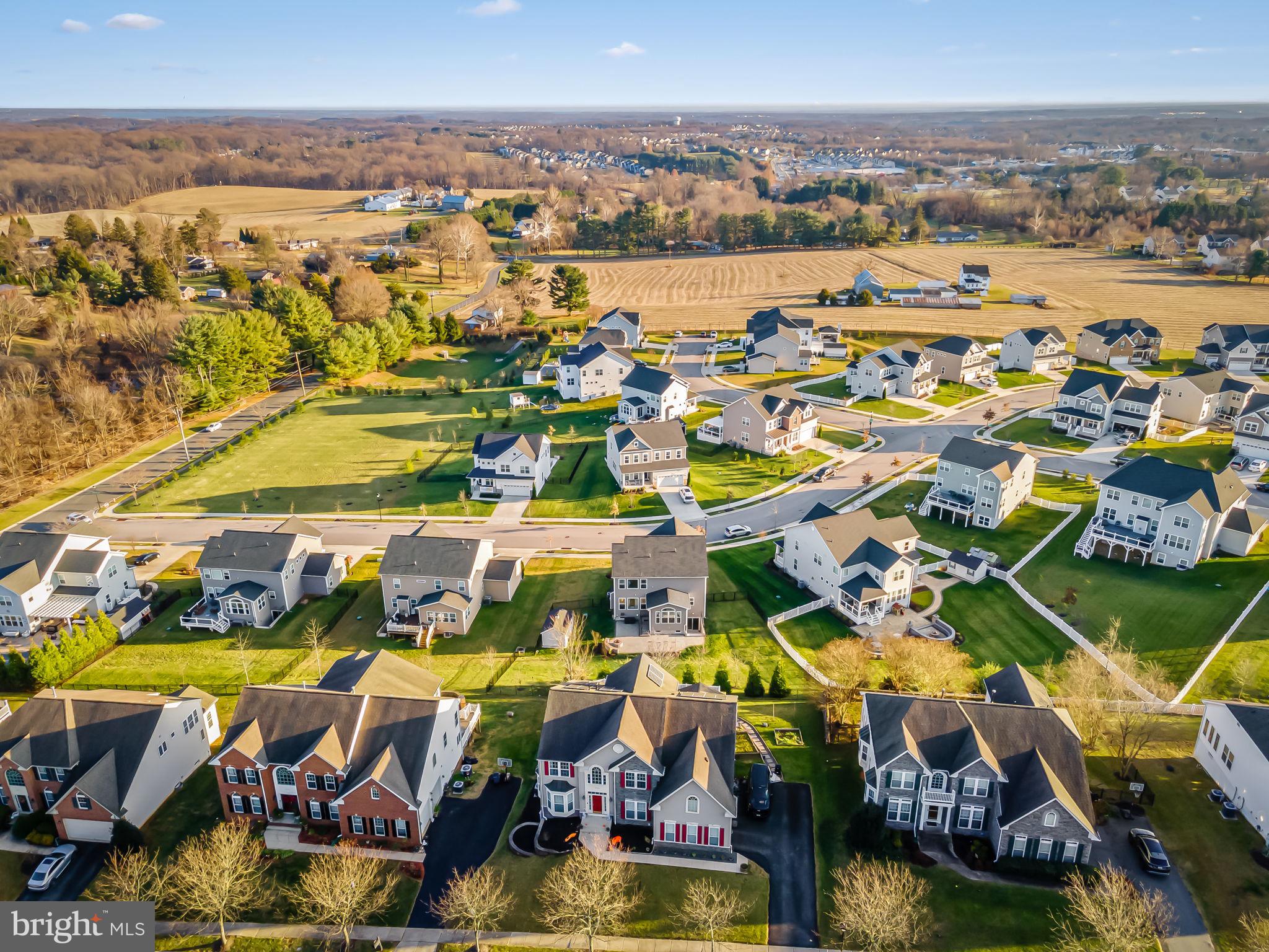 3704 Kahl Farm Road Perry Hall, MD 21128 - Photo 51 of 52 an aerial view of residential houses with outdoor space