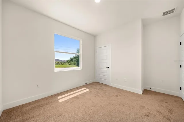 a view of an empty room