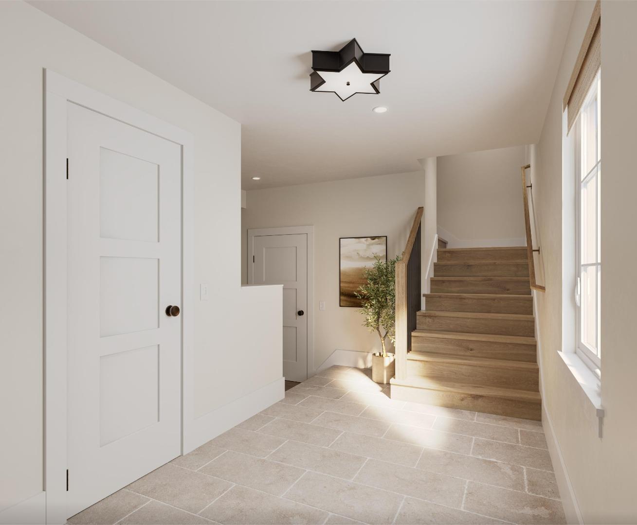 5516 Higo Way Newark, CA 94560 - Photo 2 of 7 a view of a hallway with wooden floor and entryway
