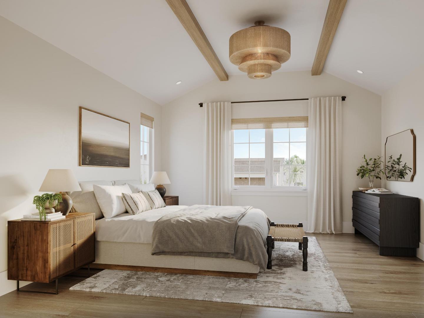 5516 Higo Way Newark, CA 94560 - Photo 6 of 7 a bedroom with a large bed and a window