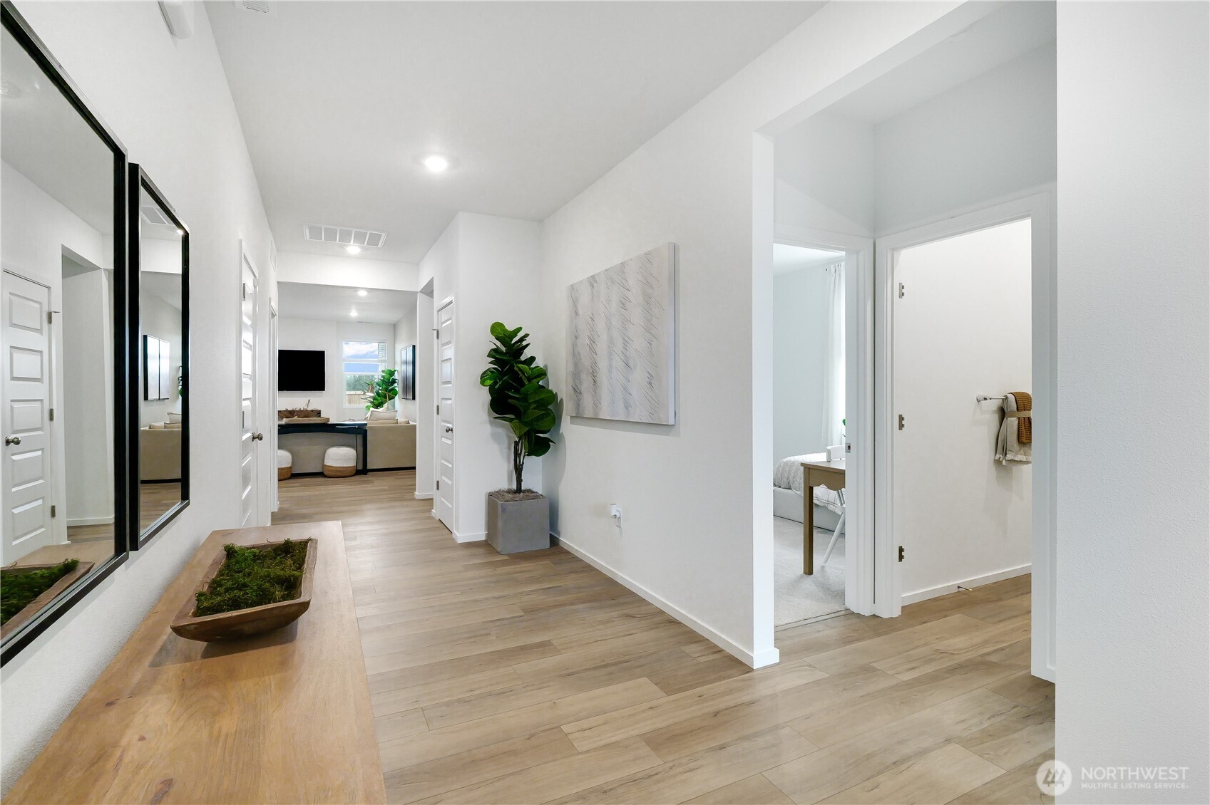 92 Moonshadow Lane Sequim, WA 98382 - Photo 19 of 27 view of livingroom with furniture and floor to ceiling window