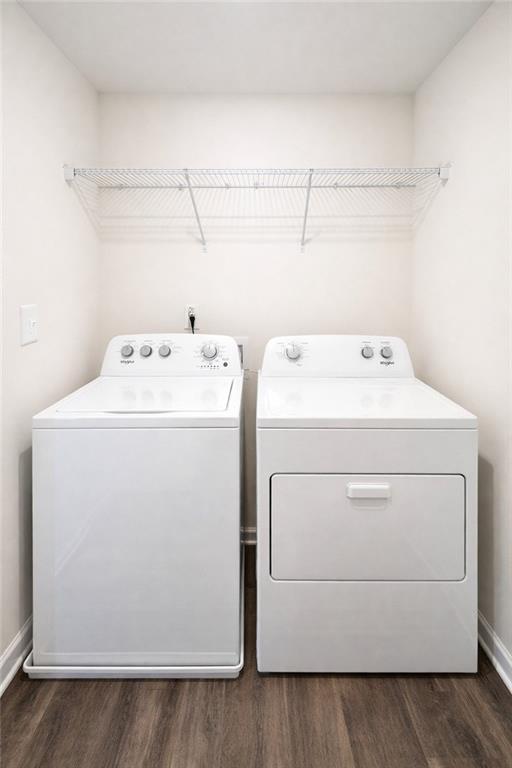 5075 Minnow Lane Cumming, GA 30028 - Photo 27 of 31 a utility room with dryer and washer