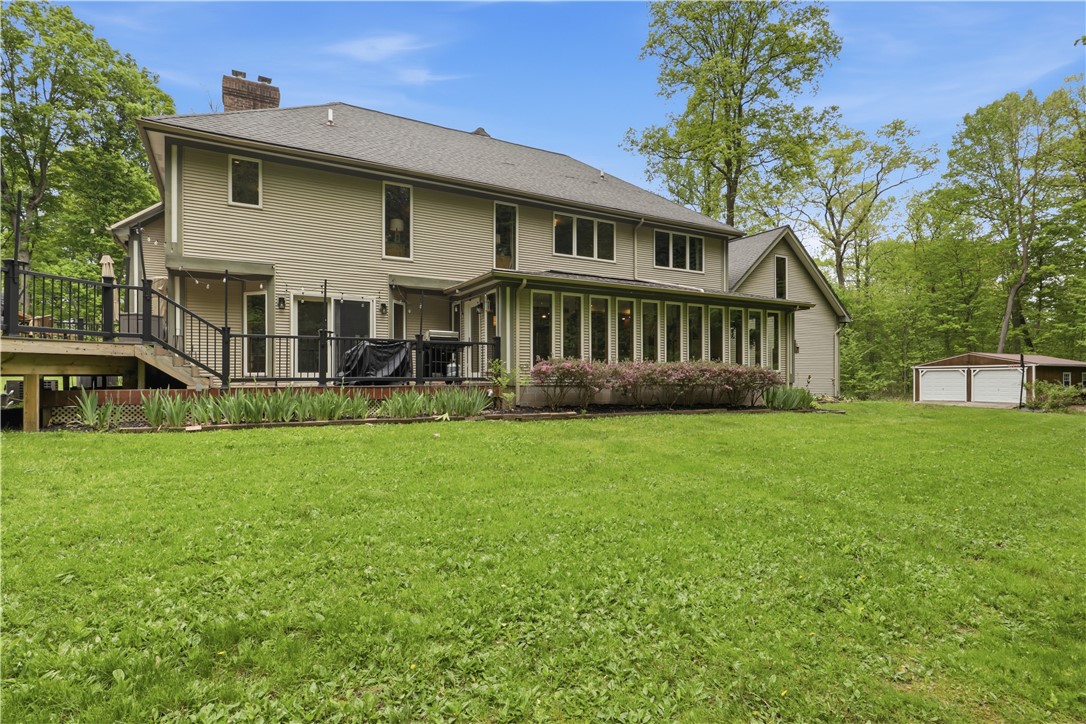 920 Willis Hill Road Victor, NY 14564 - Photo 37 of 42 Rear view of home.