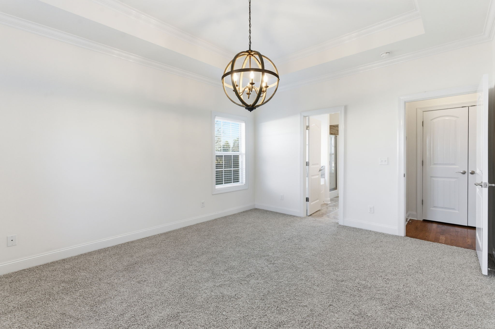 1246 Rimrock Road Smyrna, TN 37167 - Photo 20 of 36 an empty room with a window and a chandelier