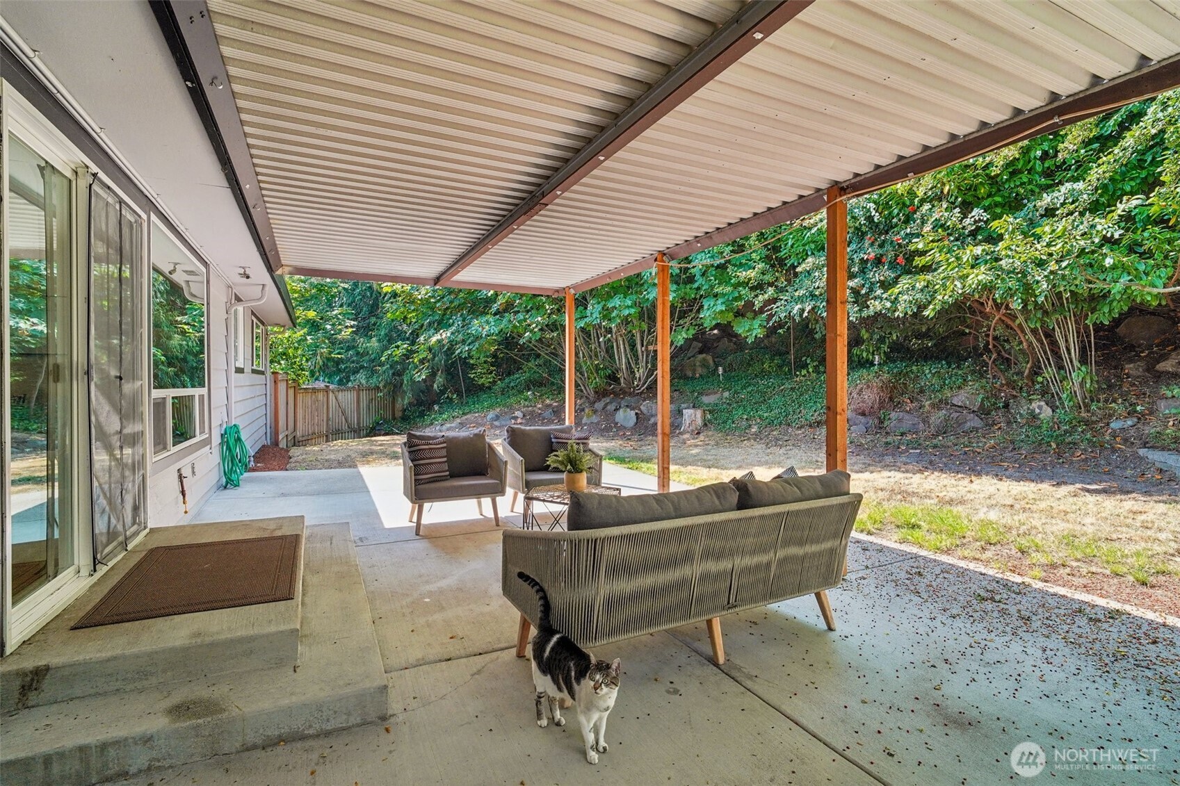 17841 4th Avenue Northwest Shoreline, WA 98177 - Photo 28 of 33 a outdoor view with a sitting space