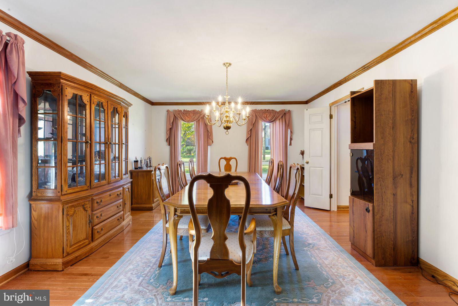 2015 Butternut Drive Huntingdon Valley, PA 19006 - Photo 14 of 40 a dining room with furniture window and wooden floor